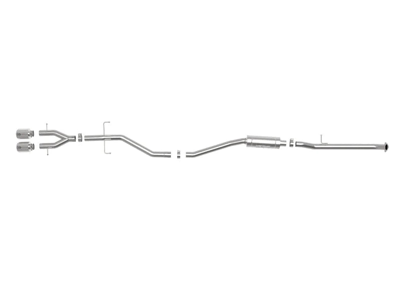 aFe Takeda 2.5in 304SS Cat-Back Exhaust System 17-20 Honda Civic SI Coupe L4-1.5L (t) - Polished Tip - Additional View 7