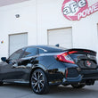 Load image into Gallery viewer, aFe Takeda 2.5in 304SS Cat-Back Exhaust System w/ Black Tips 17-20 Honda Civic Si Sedan I4 1.5L - Back View