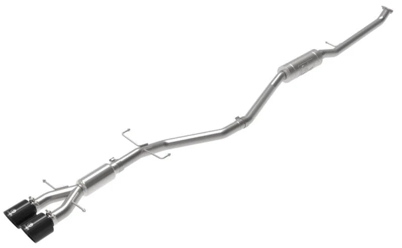 aFe Takeda 2.5in 304SS Cat-Back Exhaust System w/ Black Tips 17-20 Honda Civic Si Sedan I4 1.5L - Additional View 5