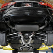 Load image into Gallery viewer, aFe Takeda 2.5in to 3in 304 SS Y-Pipe Exhaust System 16-18 Infiniti Q50/Q60 V6-3.0L (tt) - Side View