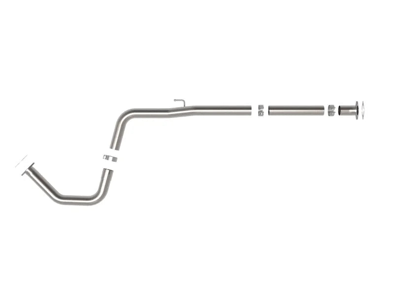 aFe Takeda 3 IN 304 Stainless Steel Mid-Pipe Hyundai Elantra N 22-23 L4-2.0L (t) - Installation View