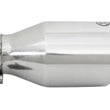 Load image into Gallery viewer, aFe Takeda 304 Stainless Steel Clamp-On Exhaust Tip 2.5in. Inlet / 4.5in. Outlet / 9in. L - Polished - Additional View 5