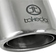 Load image into Gallery viewer, aFe Takeda 304 Stainless Steel Clamp-On Exhaust Tip 2.5in. Inlet / 4in. Outlet / 8in. L - Polished - Installation View