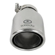 Load image into Gallery viewer, aFe Takeda 304 Stainless Steel Clamp-On Exhaust Tip 2.5in. Inlet / 4in. Outlet / 8in. L - Polished - Additional View 6