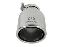 Load image into Gallery viewer, aFe Takeda 304 Stainless Steel Clamp-On Exhaust Tip 2.5in. Inlet / 4in. Outlet / 8in. L - Polished - Additional View 6