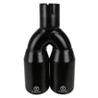 Load image into Gallery viewer, aFe Takeda 304 Stainless Steel Clamp-on Exhaust Tip Black 2-1/2ininlet x 3-1/2in Outlet X 12in L - Additional View 5