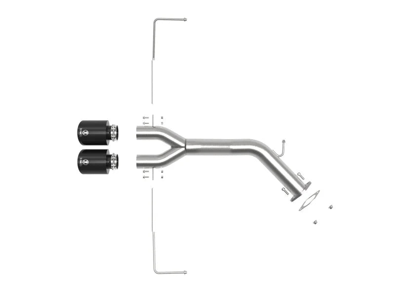 aFe Takeda 3in-2.5in 304 SS Axle-Back Exhaust w/ Black Tip 19-20 Hyundai Veloster I4-1.6L(t) - Additional View 7