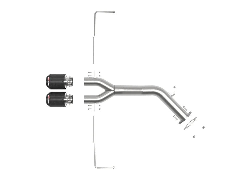aFe Takeda 3in-2.5in 304 SS Axle-Back Exhaust w/ Carbon Tip 19-20 Hyundai Veloster I4-1.6L(t) - Additional View 7