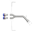 Load image into Gallery viewer, aFe Takeda 3in-2.5in 304 SS Axle-Back Exhaust w/Blue Flame Tip 19-20 Hyundai Veloster I4-1.6L(t) - Additional View 6
