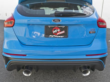 Load image into Gallery viewer, aFe Takeda 3in 304 SS Axle-Back Exhaust System w/ Polished Tip 16-18 Ford Focus RS 2.3L (t) - Back View