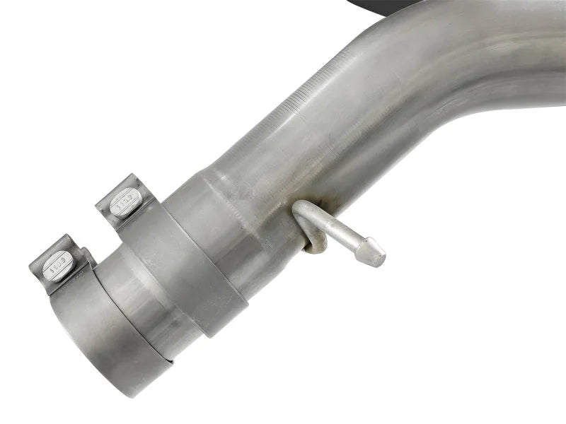 aFe Takeda 3in 304 SS Axle-Back Exhaust System w/ Polished Tip 16-18 Ford Focus RS 2.3L (t) - Installation View