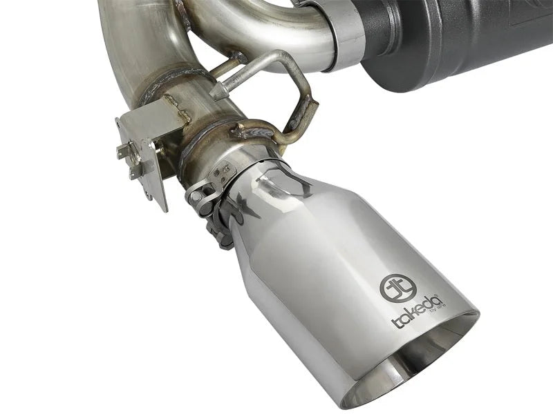 aFe Takeda 3in 304 SS Axle-Back Exhaust System w/ Polished Tip 16-18 Ford Focus RS 2.3L (t) - Additional View 6