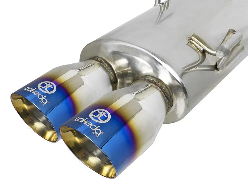 aFe Takeda 3in 304 SS Cat-Back Exhaust System 15-18 Subaru WRX/WRX STI H4-2.0/2.5L (t) - Installation View
