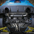 Load image into Gallery viewer, aFe Takeda 3in 304 SS Cat-Back Exhaust System w/ Black Tips 16-18 Ford Focus RS I4-2.3L (t) - Back View