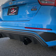Load image into Gallery viewer, aFe Takeda 3in 304 SS Cat-Back Exhaust System w/ Black Tips 16-18 Ford Focus RS I4-2.3L (t) - Installation View