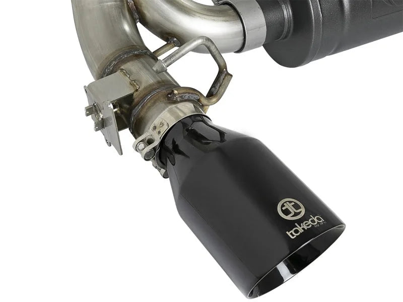 aFe Takeda 3in 304 SS Cat-Back Exhaust System w/ Black Tips 16-18 Ford Focus RS I4-2.3L (t) - Additional View 6