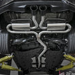 Load image into Gallery viewer, aFe Takeda 3in 304 SS Cat-Back Exhaust System w/ Black Tips 2017+ Honda Civic Si (4dr) I4 1.5L (t) - Back View