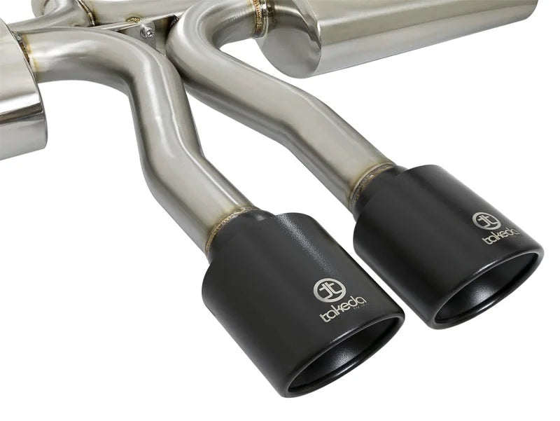 aFe Takeda 3in 304 SS Cat-Back Exhaust System w/ Black Tips 2017+ Honda Civic Si (4dr) I4 1.5L (t) - Additional View 9