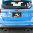 Load image into Gallery viewer, aFe Takeda 3in 304 SS Cat-Back Exhaust System w/ Blue Flame Tip 16-18 Ford Focus RS I4-2.3L (t) - Side View