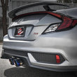 Load image into Gallery viewer, aFe Takeda 3in 304 SS Cat-Back Exhaust System w/ Blue Tips 2017 Honda Civic Si I4 1.5L (t) - Side View