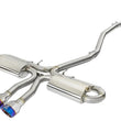 Load image into Gallery viewer, aFe Takeda 3in 304 SS Cat-Back Exhaust System w/ Blue Tips 2017+ Honda Civic Si 4Dr I4 1.5L (t) - Main Product View