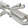 Load image into Gallery viewer, aFe Takeda 3in 304 SS Cat-Back Exhaust System w/ Blue Tips 2017+ Honda Civic Si 4Dr I4 1.5L (t) - Additional View 9