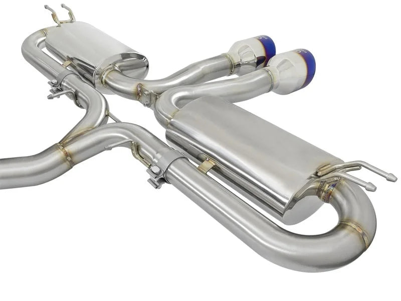 aFe Takeda 3in 304 SS Cat-Back Exhaust System w/ Blue Tips 2017+ Honda Civic Si 4Dr I4 1.5L (t) - Additional View 9
