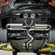 Load image into Gallery viewer, aFe Takeda 3in 304 SS Cat-Back Exhaust System w/ Carbon Tips 2017+ Honda Civic Si (4dr) I4 1.5L (t) - Side View