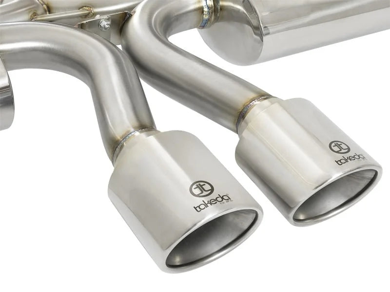 aFe Takeda 3in 304 SS Cat-Back Exhaust System w/ Polished Tips 2017 Honda Civic Si I4 1.5L (t) - Additional View 6