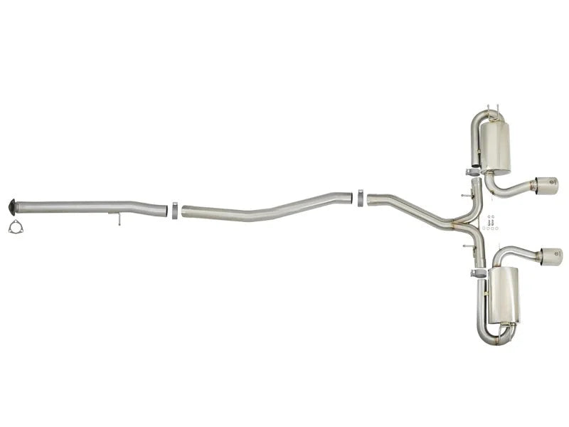 aFe Takeda 3in 304 SS Cat-Back Exhaust System w/ Polished Tips 2017 Honda Civic Si I4 1.5L (t) - Additional View 7