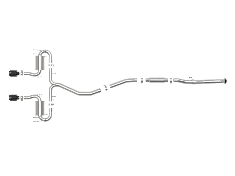 aFe Takeda 3in 304 SS Cat-Back Exhaust System w/Black Tips 17-20 Honda Civic Sport L4-1.5L (t) - Additional View 5