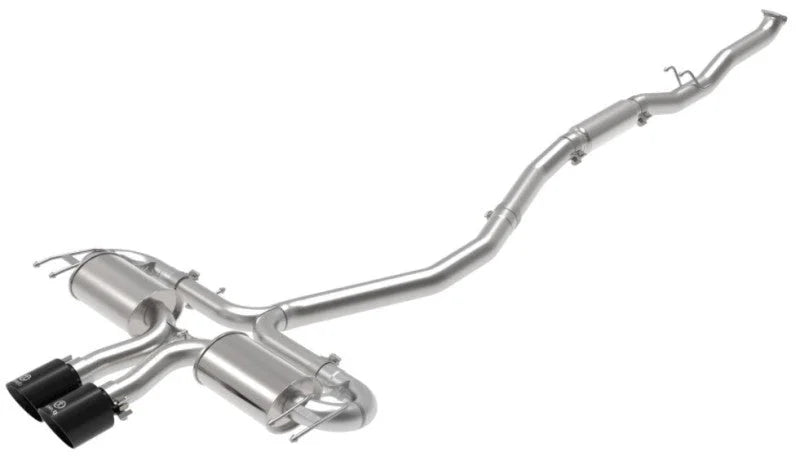 aFe Takeda 3in 304 SS Cat-Back Exhaust System w/Black Tips 17-20 Honda Civic Sport L4-1.5L (t) - Additional View 6