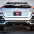 Load image into Gallery viewer, aFe Takeda 3in 304 SS Cat-Back Exhaust System w/Blue Flame Tips 17-20 Honda Civic Sport L4-1.5L (t) - Back View