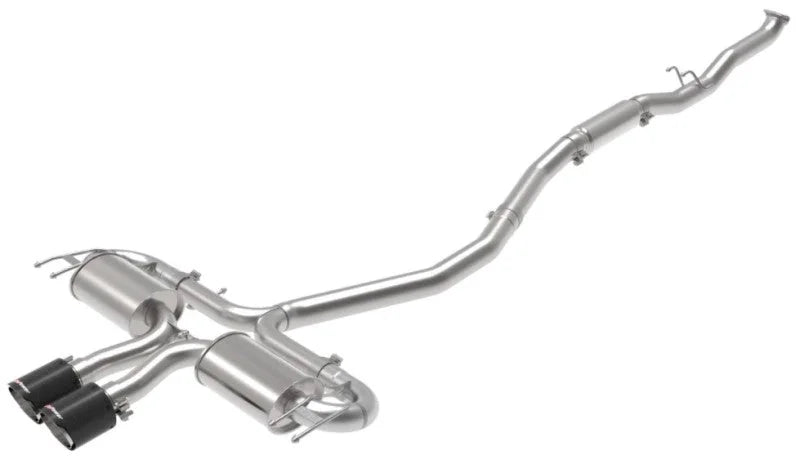 aFe Takeda 3in 304 SS Cat-Back Exhaust System w/CF Tips 17-20 Honda Civic Sport L4-1.5L (t) - Additional View 5