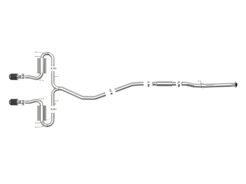 aFe Takeda 3in 304 SS Cat-Back Exhaust System w/CF Tips 17-20 Honda Civic Sport L4-1.5L (t) - Additional View 7