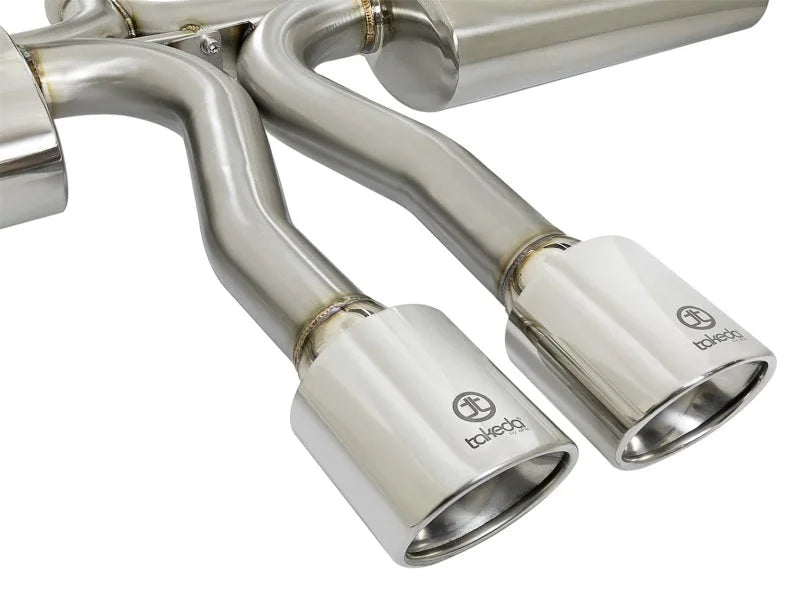 aFe Takeda 3in 304 SS Cat-Back Exhaust System w/Polished Tips 2017+ Honda Civic Si (4dr) I4 1.5L (t) - Additional View 8