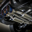 Load image into Gallery viewer, aFe Takeda 3in 304 SS Cat-Back Exhaust w/ Blue Flame Tips 2017+ Honda Civic Type R I4 2.0L (t) - Side View