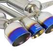 Load image into Gallery viewer, aFe Takeda 3in 304 SS Cat-Back Exhaust w/ Blue Flame Tips 2017+ Honda Civic Type R I4 2.0L (t) - Additional View 8