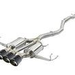 Load image into Gallery viewer, aFe Takeda 3in 304 SS Cat-Back Exhaust w/ Carbon Fiber Tips 17-18 Honda Civic Type R L4 2.0L (t) - Main Product View