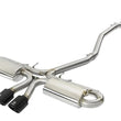 Load image into Gallery viewer, aFe Takeda 3in 304 SS Cat-Back Exhaust w/ Dual Center Black Tips 17+ Honda Civic Si (2dr) I4 1.5L - Main Product View