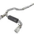 Load image into Gallery viewer, aFe Takeda 3in 304 SS Cat-Back Exhaust w/ Polished Tip 16-18 Ford Focus RS 2.3L (t) - Main Product View