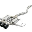Load image into Gallery viewer, aFe Takeda 3in 304 SS Cat-Back Exhaust w/ Tri-Black Tips 17-18 Honda Civic Type R L4 2.0L (t) - Main Product View
