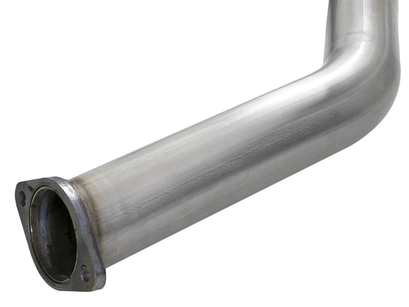 aFe Takeda 3in 304 Stainless Steel Mid-Pipe 17-18 Hyundai Elantra Sport I4 1.6L (t) - Back View