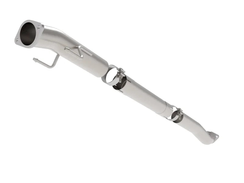 aFe Takeda 3in 304 Stainless Steel Mid-Pipe for 24-25 Kia K5 GT L4-2.5 (t) - Back View