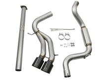 Load image into Gallery viewer, aFe Takeda 3in SS Exhaust Cat-Back 13-16 Ford Focus ST 2.0L Black Tips - Side View