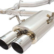 Load image into Gallery viewer, aFe Takeda 3in SS Exhaust Cat-Back 15-16 Subaru WRX/STI 2.0L/2.5L Polished Tips - Installation View