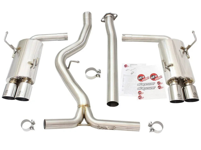 aFe Takeda 3in SS Exhaust Cat-Back 15-16 Subaru WRX/STI 2.0L/2.5L Polished Tips - Additional View 6