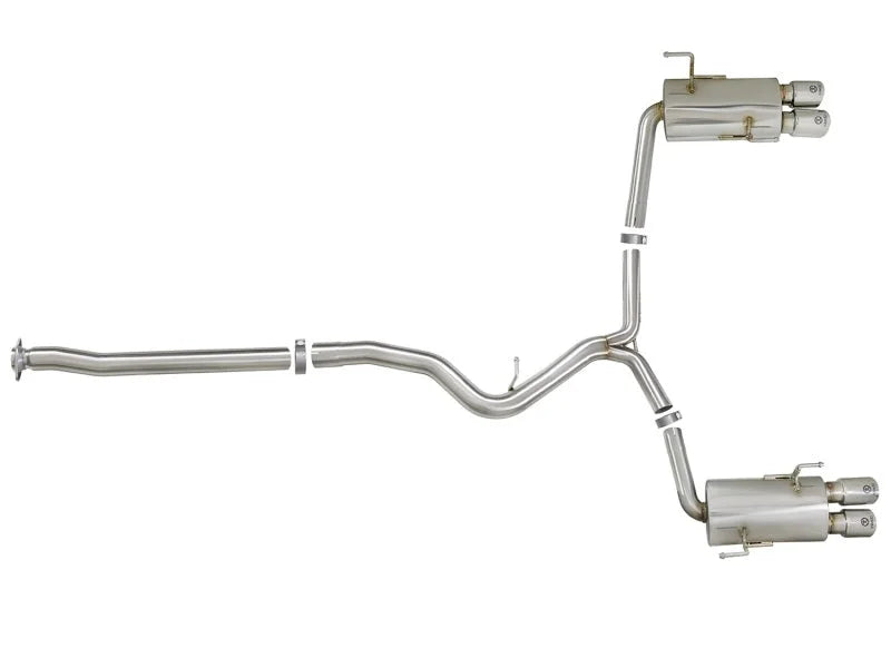 aFe Takeda 3in SS Exhaust Cat-Back 15-16 Subaru WRX/STI 2.0L/2.5L Polished Tips - Additional View 8