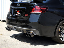 Load image into Gallery viewer, aFe Takeda 3in to 2-1/2in Stainless Cat-Back Exhaust Crbn Fiber Tip fits 2015-2021 Subaru WRX / 2015-2021 Subaru WRX STI H...