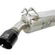 Load image into Gallery viewer, aFe Takeda 3in. to 2.5in. 304 SS C/B Exhaust 08-15 Mitsubishi Lancer EVO I4-2.0L (t) - Black Tips - Additional View 5